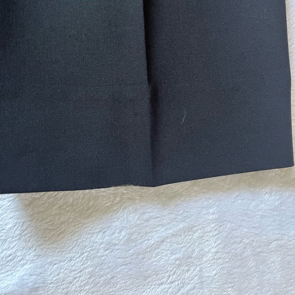 St. John Diana Wool Straight Leg Pants Size 4 Black Workwear Career - Picture 16 of 17